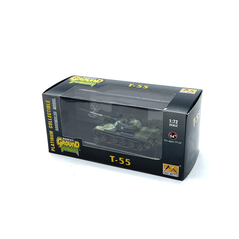 prebuilt 1/72 scale T-55 tank model 35025