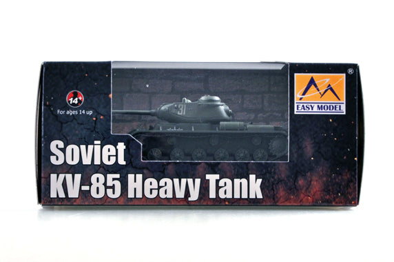 prebuilt 1/72 scale KV-85 tank model 35129 package