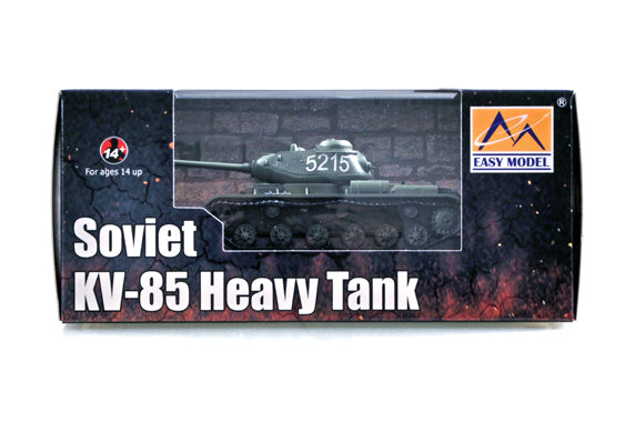 prebuilt 1/72 scale Soviet KV-85 tank model 35130 package