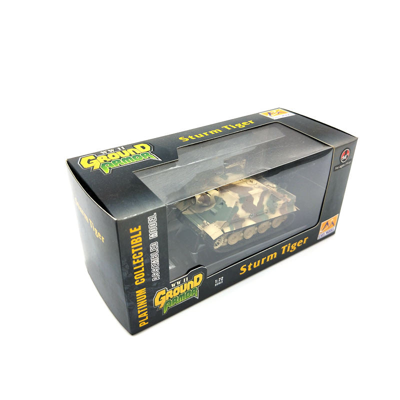 prebuilt 1/72 scale Sturmtiger armored vehicle model 36103
