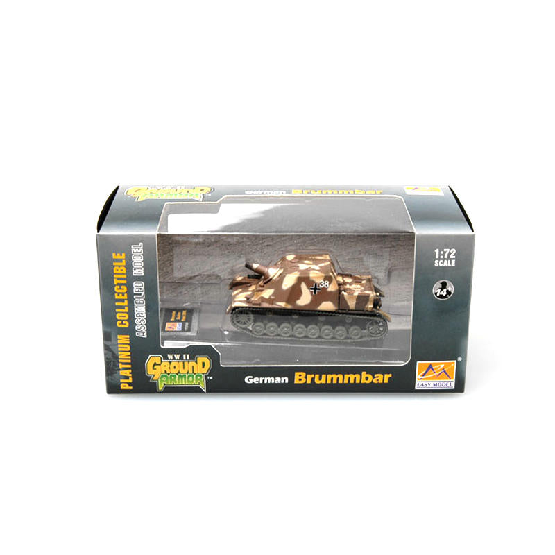 prebuilt 1/72 scale Sturmpanzer Brummbar armored vehicle model 36119