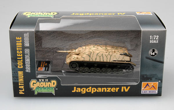 prebuilt 1/72 scale Jagdpanzer IV armored vehicle model 36124
