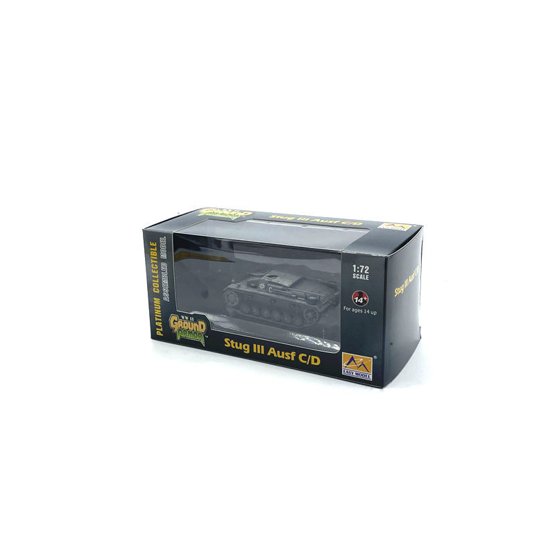 prebuilt 1/72 scale StuG III Ausf C/D assault gun model 36138