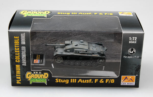 prebuilt 1/72 scale Sturmgeschutz III tank destroyer model 36146