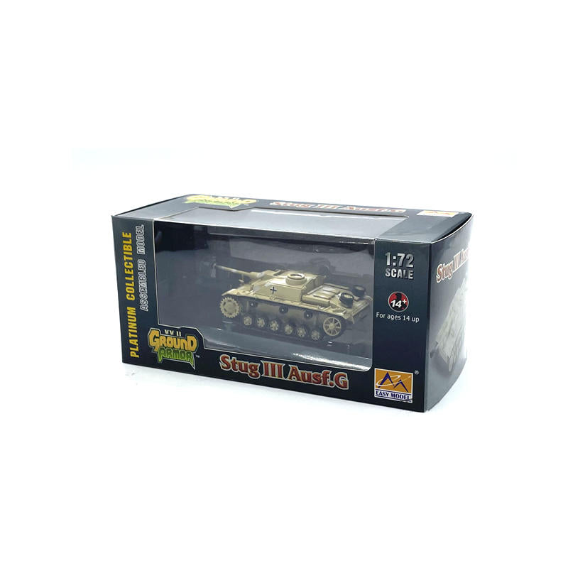 prebuilt 1/72 scale StuG III tank destroyer model 36155