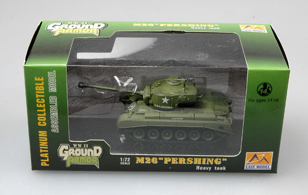 prebuilt 1 72 scale M26 Pershing tank model 36201