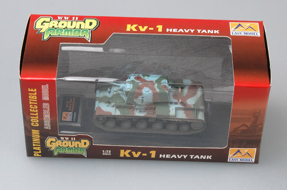 prebuilt 1/72 scale KV-1E heavy tank model 36280