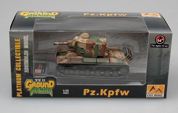 1/72 scale prebuilt KV-2 heavy tank model 36287