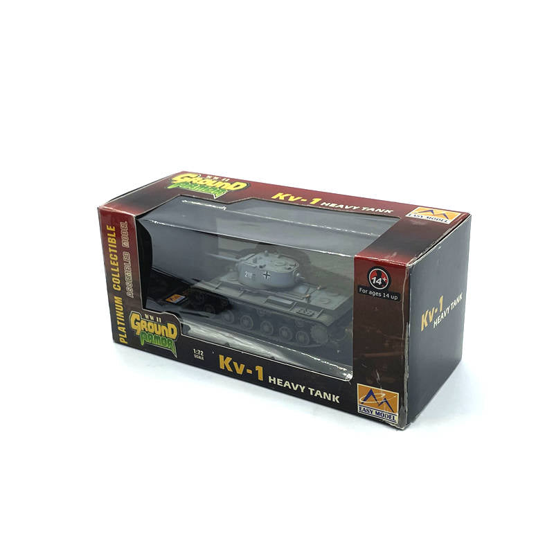 prebuilt 1/72 scale KV-1 tank model 36293