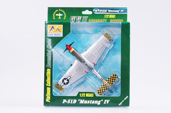 prebuilt 1/72 scale P-51D Mustang model 36303