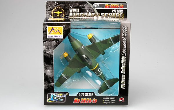 prebuilt 1/72 scale Me 262 A-1a fighter aircraft model 36366