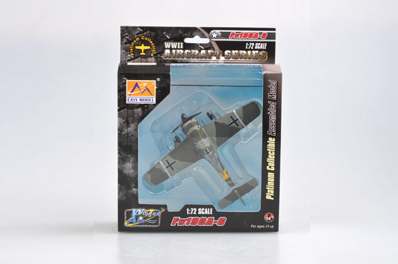 prebuilt 1/72 scale Fw 190 A-6 fighter aircraft model 36402
