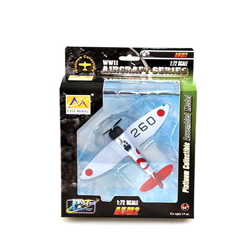 prebuilt 1/72 scale Japan A5M2 Claude fighter aircraft model 36453