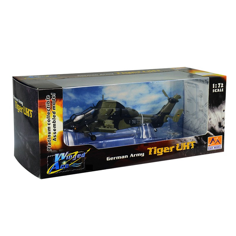 ready to display military helicopter tiger model