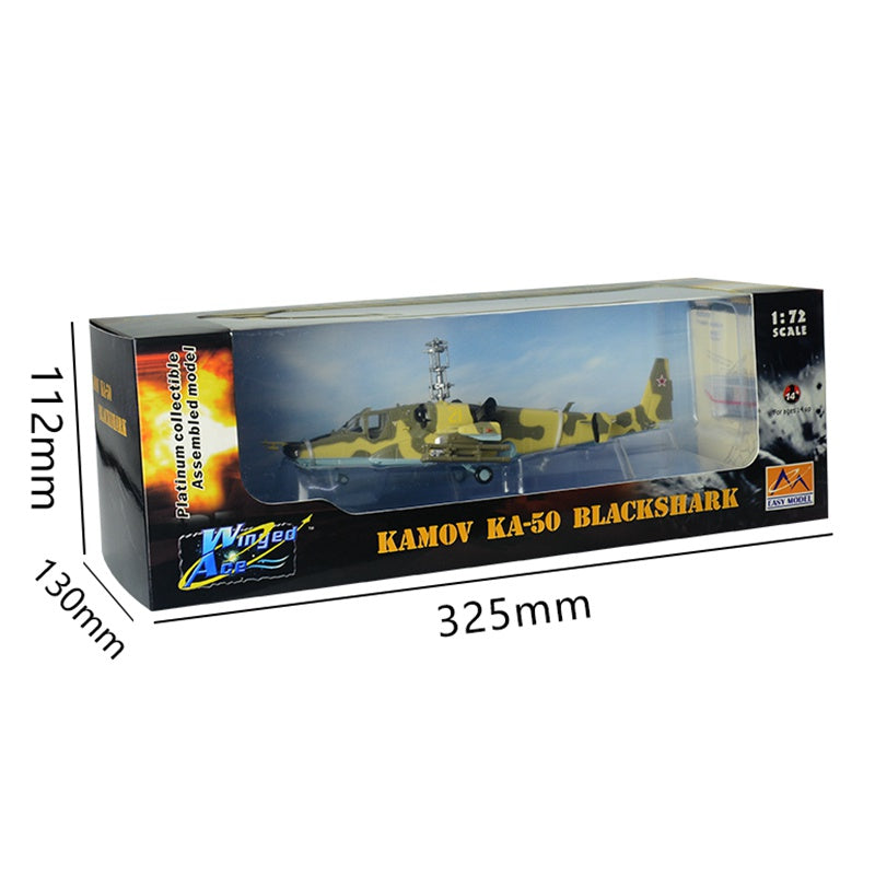 ready to display 1/72 scale Ka-50 helicopter black shark model aircraft