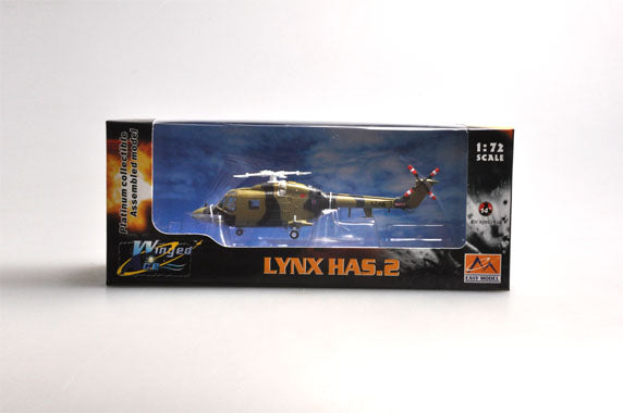 prebuilt 1/72 scale Lynx helicopter model 37092