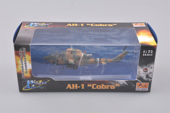 prebuilt 1/72 scale AH-1S Cobra helicopter model 37096