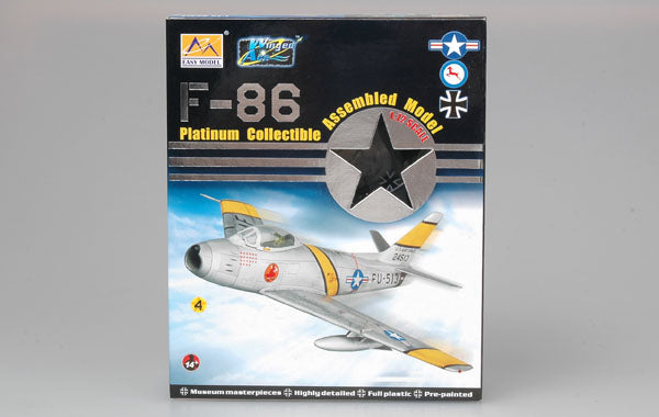 prebuilt 1/72 scale F-86 Sabrejet aircraft model 37103