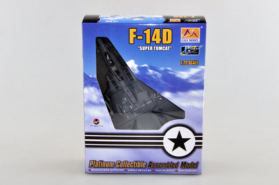prebuilt 1/72 scale F-14D Tomcat fighter model 37192