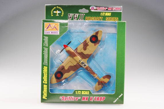 prebuilt 1/72 scale Spitfire Mk Fighter aircraft model 37216