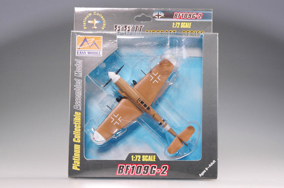 1/72 scale prebuilt Bf 109G-2 fighter collectible WWII model 37253