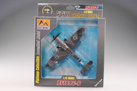 1/72 scale prebuilt Bf 109G-6 aircraft model 37256