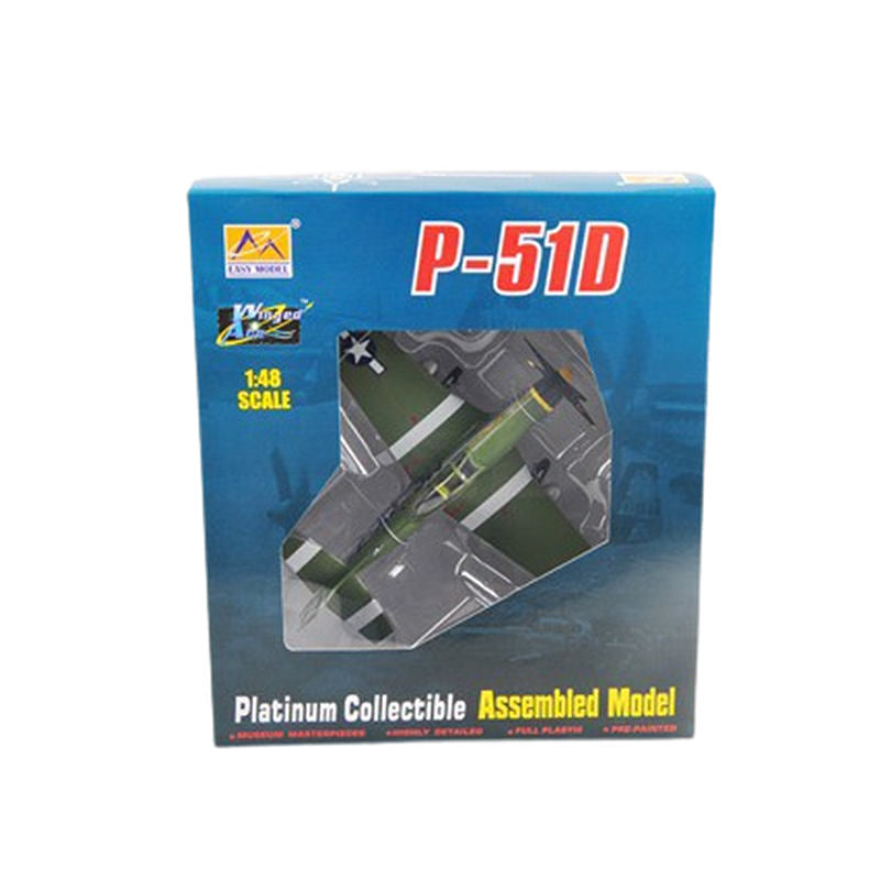 prebuilt 1/48 scale P-51D Mustang aircraft model 39302 package