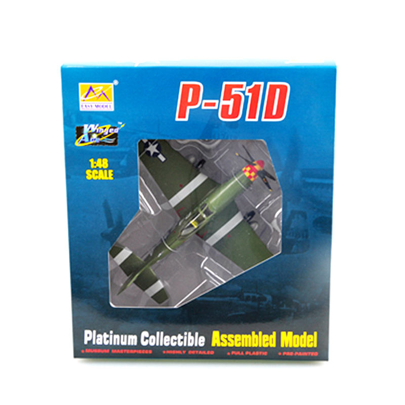 prebuilt 1/48 scale P-51D Mustang aircraft model 39304 package