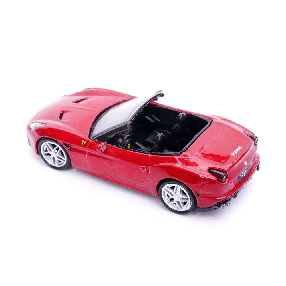 Ferrari California T (Metallic Red) 1/64 Scale Diecast Metal Sports Car Collectible Model