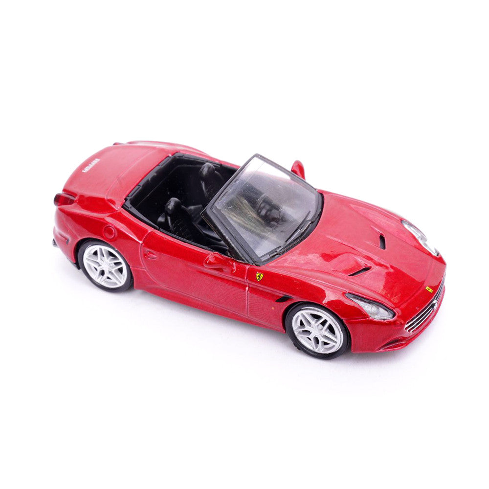 Ferrari California T (Metallic Red) 1/64 Scale Diecast Metal Sports Car Collectible Model