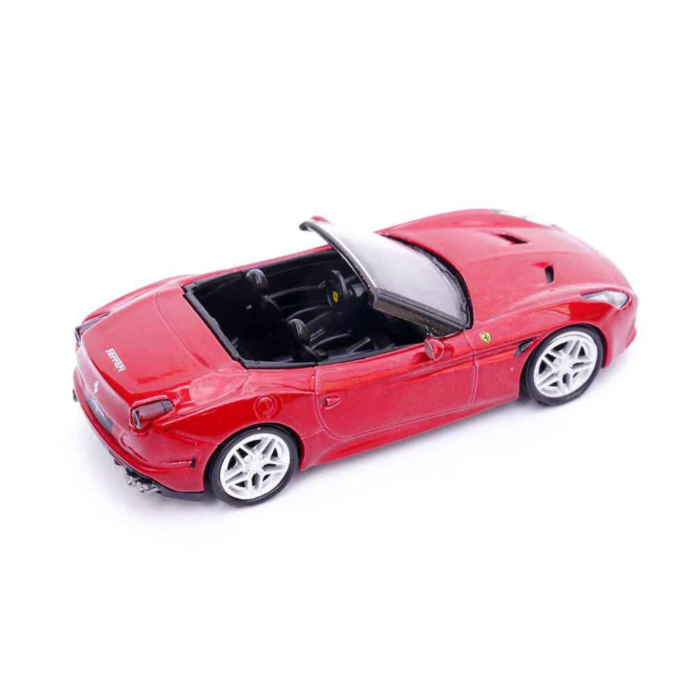 Ferrari California T (Metallic Red) 1/64 Scale Diecast Metal Sports Car Collectible Model