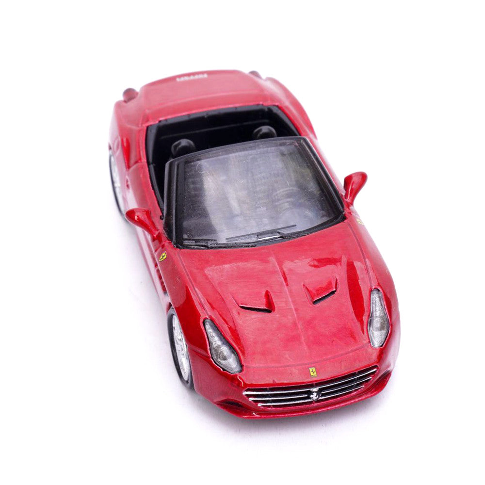 Ferrari California T (Metallic Red) 1/64 Scale Diecast Metal Sports Car Collectible Model