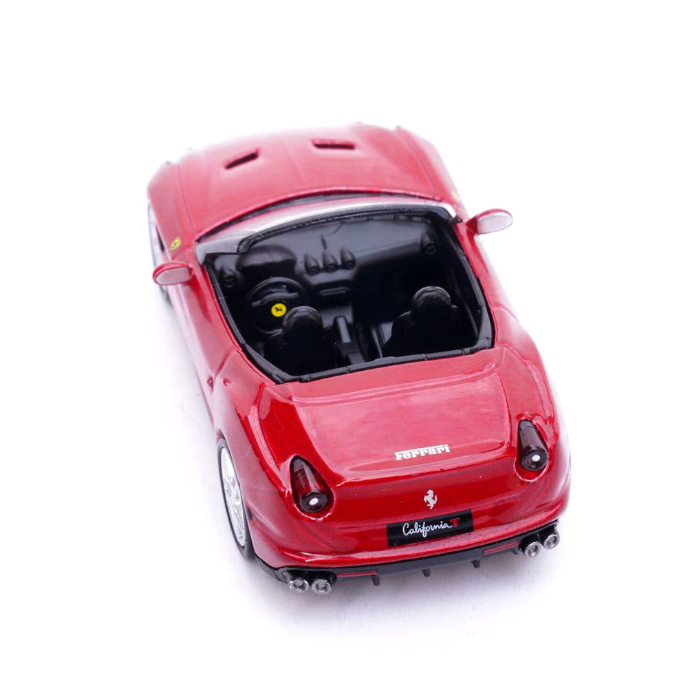 Ferrari California T (Metallic Red) 1/64 Scale Diecast Metal Sports Car Collectible Model