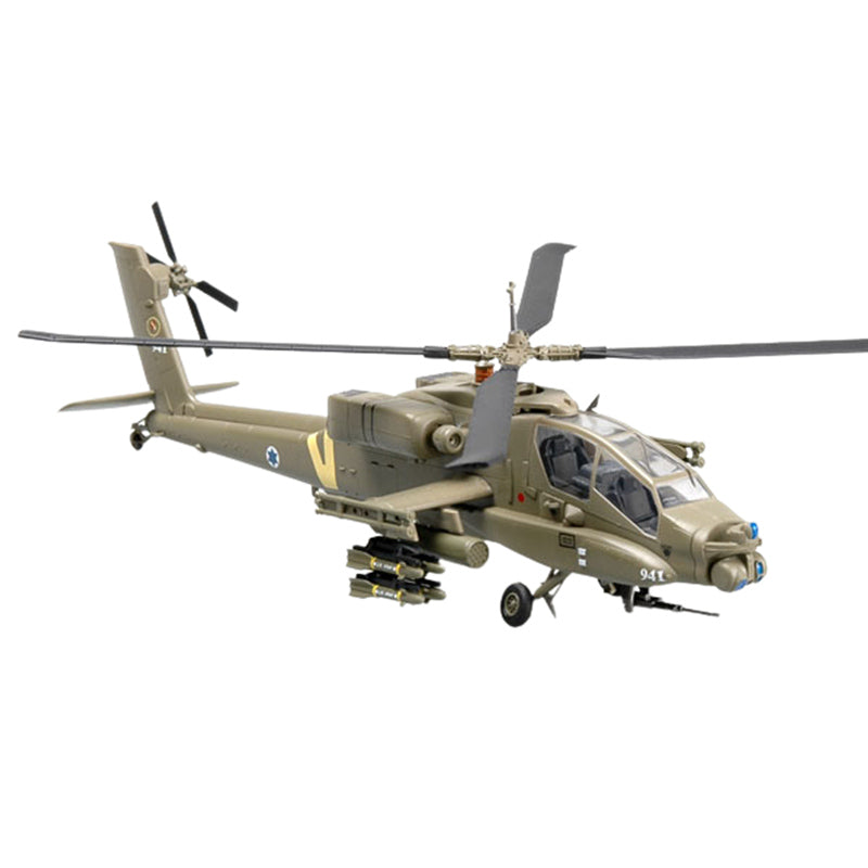 pre-painted plastic model aircraft AH-64 Apache