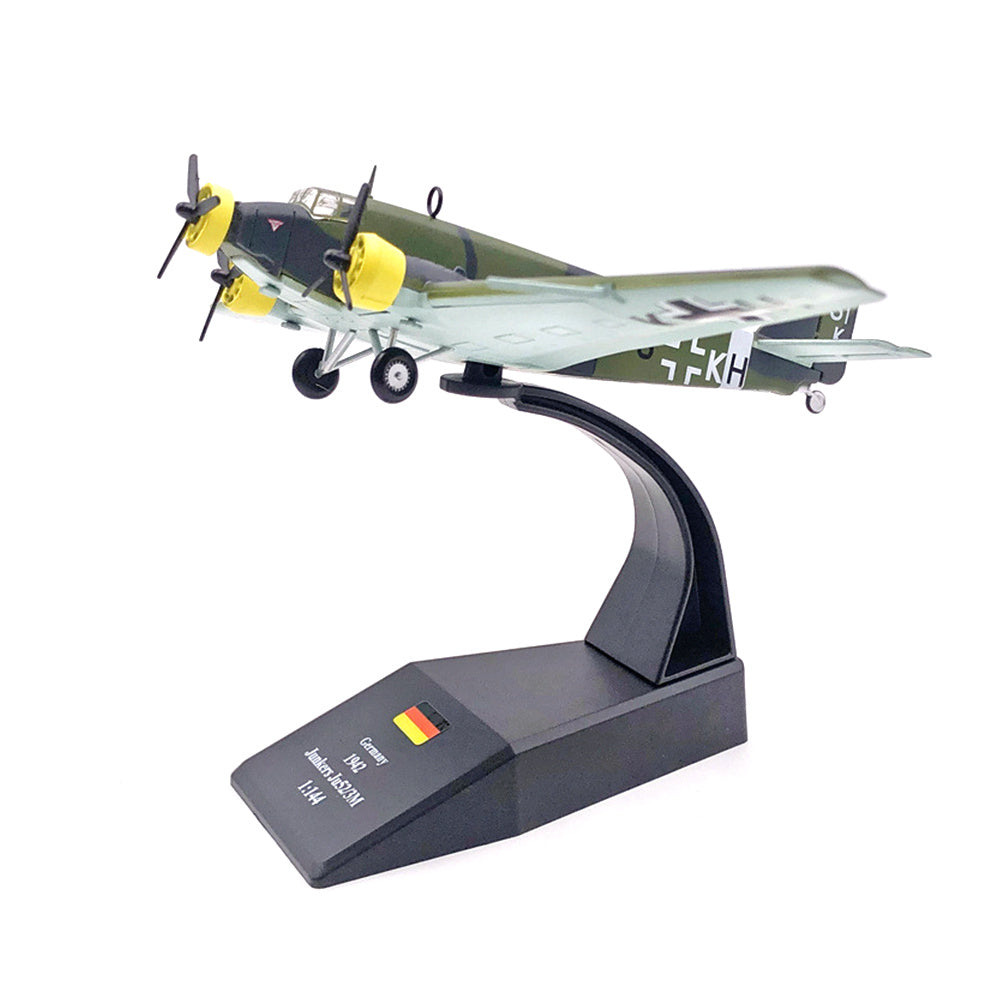 1/144 scale diecast Ju-52 transport aircraft model