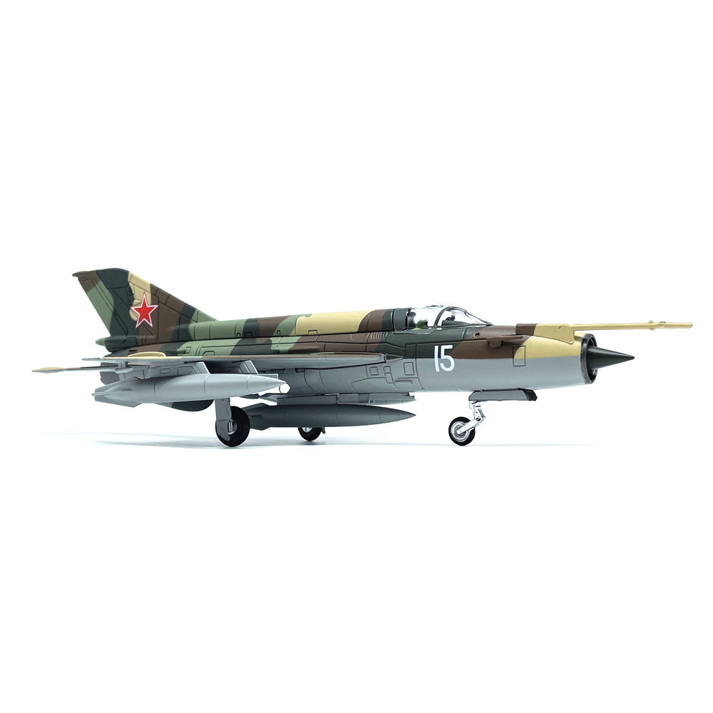 1/72 scale diecast MiG-21 aircraft model