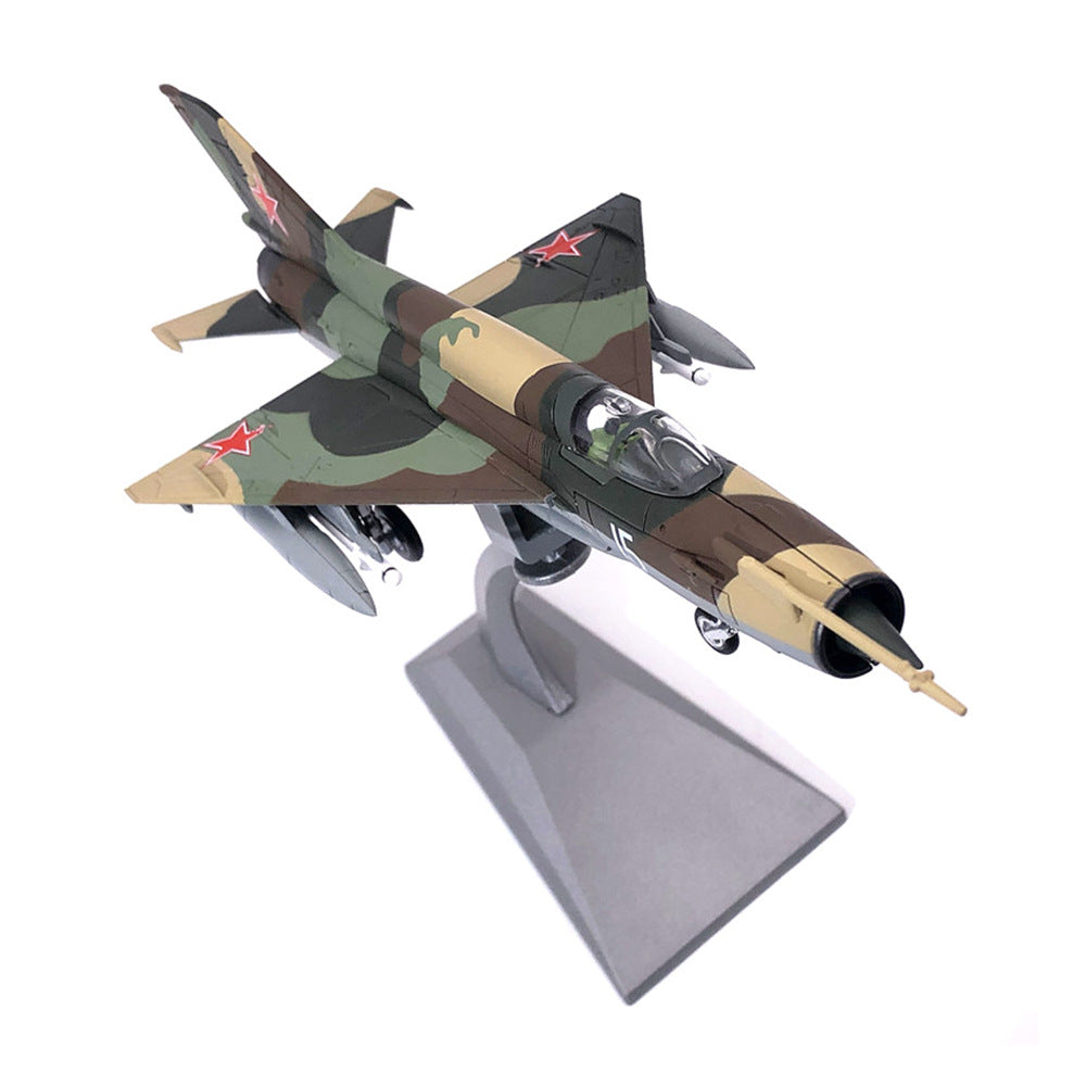 1/72 scale diecast MiG-21 aircraft model
