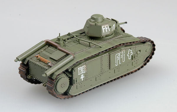 prebuilt 1/72 scale French heavy tank Char B1 model 36157
