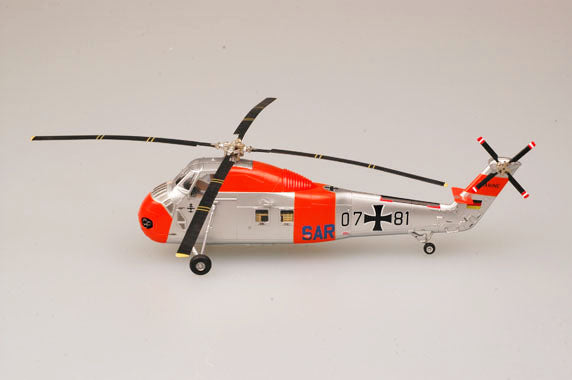 prebuilt 1/72 scale H-34 military helicopter model 37014