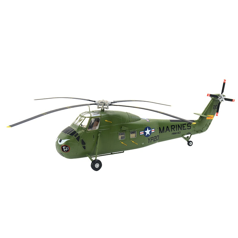 Sikorsky H-34 Choctaw US Marine helicopter pre-built 1/72 scale collec –  old boy hobby