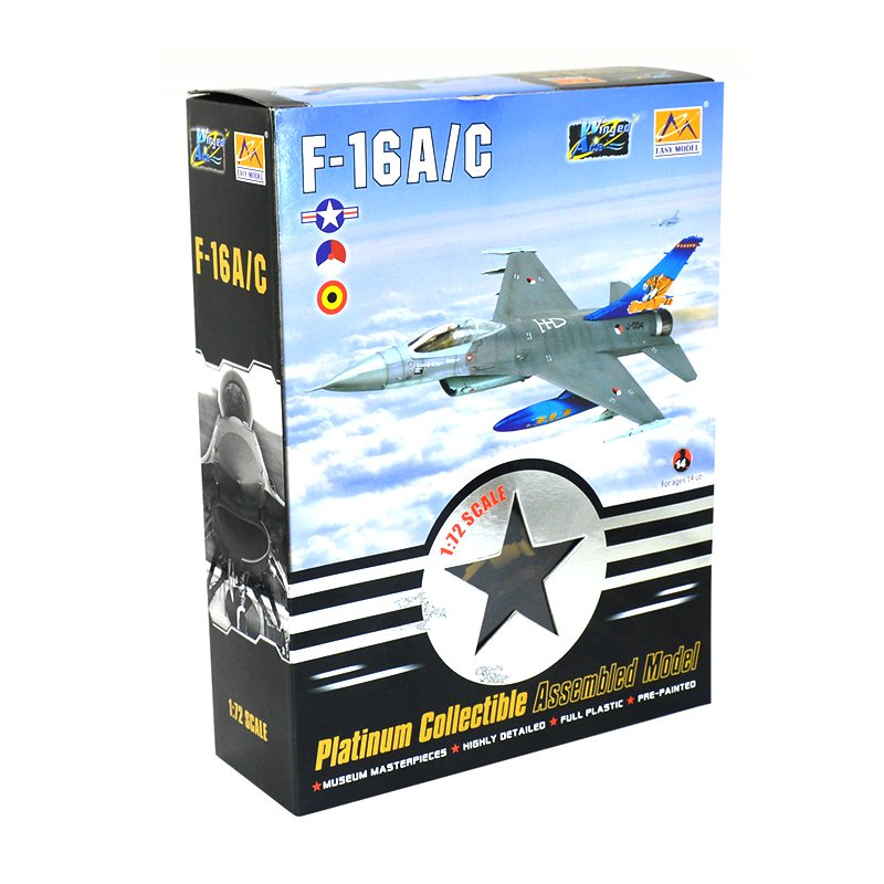 1/72 scale F-16A Fighting Falcon model package