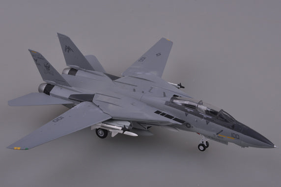 prebuilt 1/72 scale F-14B Tomcat fighter aircraft model 37188