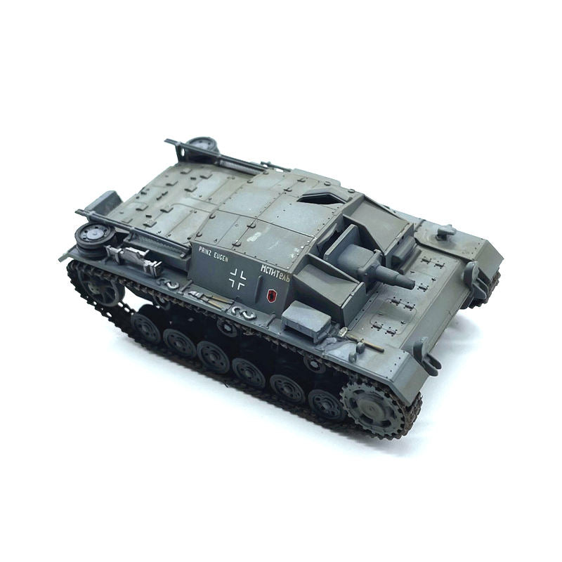 prebuilt 1/72 scale WWII StuG III assault gun vehicle model 36140