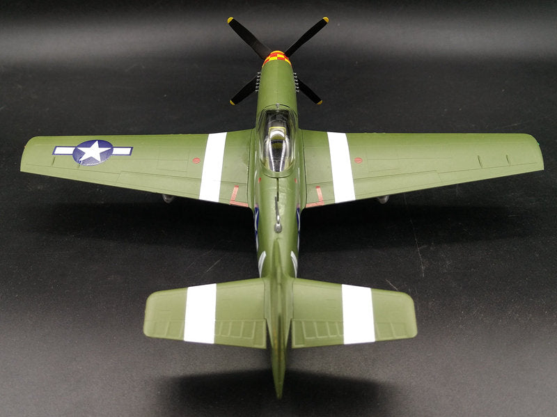 prebuilt 1/48 scale P-51D Mustang aircraft model 39304 back view