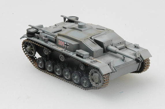 prebuilt 1/72 scale Sturmgeschutz III tank destroyer model 36146