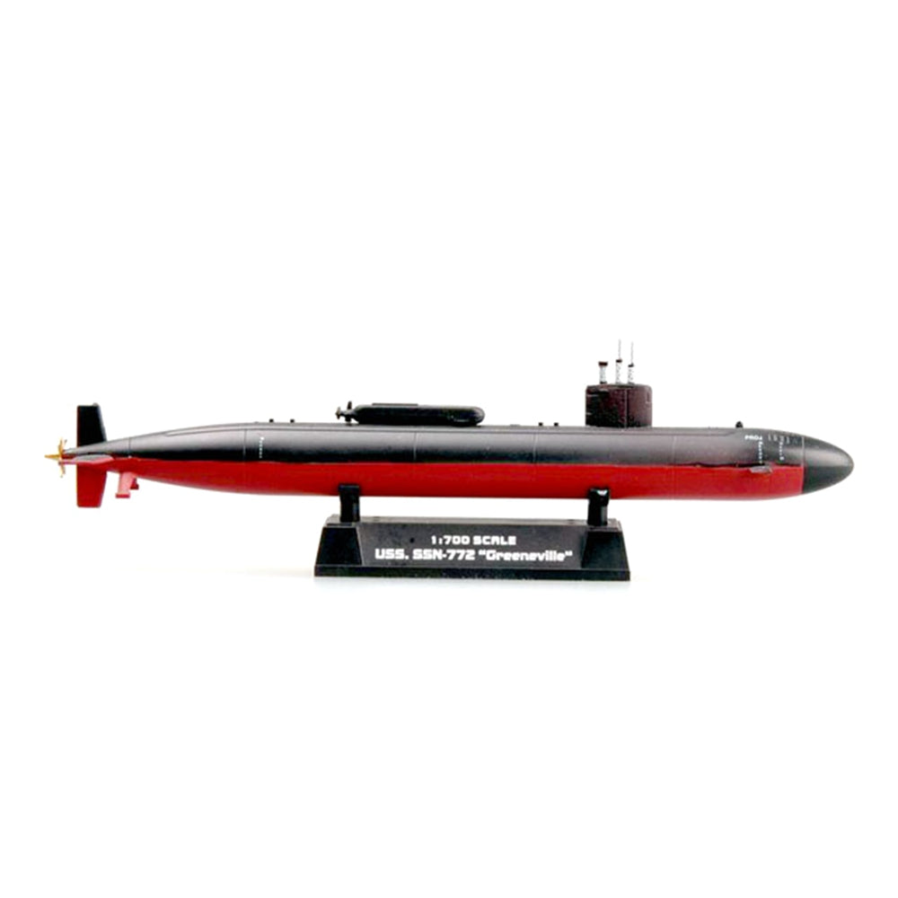 Prebuilt 1/700 Scale USS Greeneville (SSN-772) Attack Submarine Collectible Model