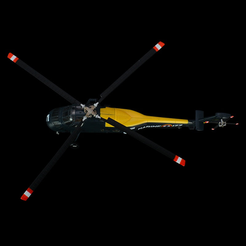 collectible military helicopter H-34 plastic model