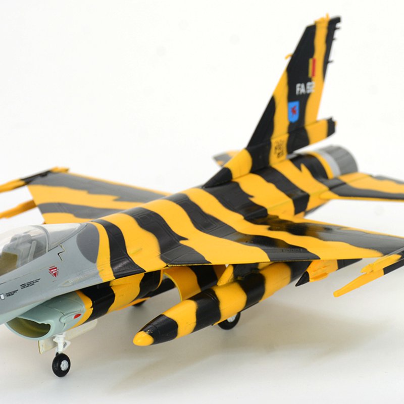 F-16A "tiger meet" jet model airplane