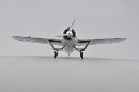 prebuilt 1/72 scale F2A Buffalo fighter aircraft model 36384