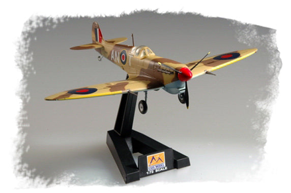 prebuilt 1/72 scale Spitfire Mk Fighter aircraft model 37216